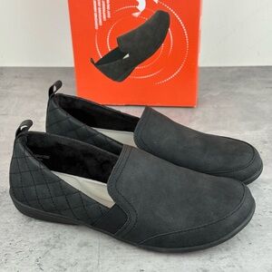 JSport Women's Lisa Casual Slip On Shoes Lined Black Size 8 New Worn Once